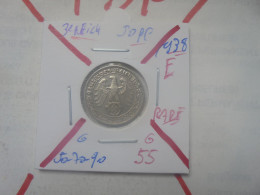 +++RARE !!!+++3eme REICH 50 PFENNIG 1938 "E"+++RARE+++ (A.4) - 50 Reichspfennig