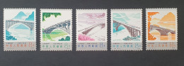 China VR Mi. 1135/1139 ** Brücken - Unused Stamps