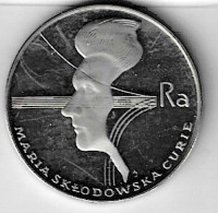 100 Zl  1974 (Ag) Maria Skrodowska Curie 1876-1934 - Pologne