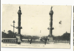 Gironde , Bordeaux , Les Colonnes Rostrales Et Les Quinconces - Bordeaux