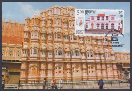 Inde India 2012 Maximum Card Hawa Mahal, Jaipur, Delhi G.P.O, Architecture, Rajput, Building, Medieval History, Max Card - Brieven En Documenten