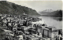 VD MONTREUX - VUE GENERALE ET LES DENTS DU MIDI - Editions JAEGER Genève No 6364 - Pas Circulé - Montreux