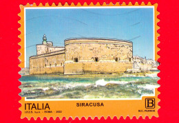 ITALIA - Usato - 2022 - Turismo – Siracusa, Sicilia – Castello Maniace - B - 2021-...: Afgestempeld