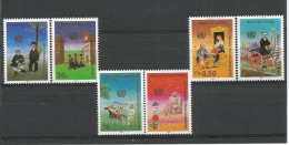 1 Lot De 3 Séries De 2 Timbres Nations Unies 1990, New-York/Genève/Vienne  N° Y&T 576/77 - 194/95 - 110/11 - New York/Geneva/Vienna Joint Issues