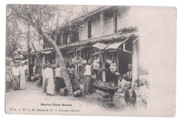 Colombo-Kandy - Native Fruit Stores - Sri Lanka (Ceylon) - CEYLAN - Commerces De Fruits - Animée - Sri Lanka (Ceilán)