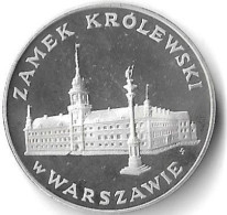 100 Zl  1975 (Ag) Zamek Krolewski Warszawie (Kon.paleis) - Polonia