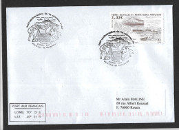 91 - Y&T 1019 Mission PEAU à Kerguelen Sur Pli FDC Du 8.11.2023 Grand Cachet Illustré District De Kerguelen. - Covers & Documents