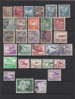 CHILI 1 Lot De 30 Timbres Oblitérés Et Neufs, Poste Aérienne 1931 à 1957  (c13) - Cile