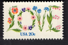 2028117626 1982 SCOTT 1951 (XX)  POSTFRIS MINT NEVER HINGED  - LOVE ISSUE - FLOWERS - FLORA - Ongebruikt