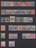 CHILI 1 Lot De 36 Timbres Oblitérés, 1878 à 1936  (c16) - Cile