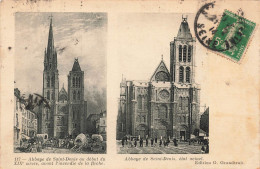 FRANCE - Abbaye De Saint Denis - Avant L'incendie De La Flèche - Etat Actuel - Animé - Carte Postale Ancienne - Saint Denis