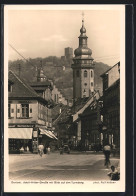 AK Durlach, Strasse Mit Blick Auf Den Turmberg  - Sonstige & Ohne Zuordnung