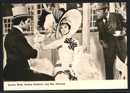 AK Schauspieler Jeremy Brett, Audrey Hepburn Und Rex Harrison  - Actores