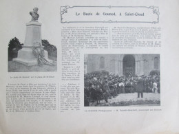 1907 SAINT CLOUD   Ceremonie Inaugation Gounaud Place  DE ST CLOUD - Unclassified