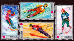 ⁕ Poland / Polska 1972 ⁕ Olympic Games, Sapporo Mi.2143-2146 ⁕ 4v Used - Used Stamps