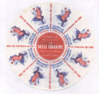 ETIQUETTE DE FROMAGE -  SAINT-PAULIN LA BELLE DE LORRAINE - FABRIQUE EN LORRAINE - LAITERIE SAINT-HUBERT - Cheese