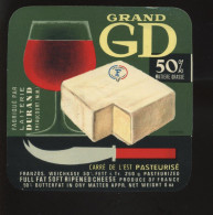 ETIQUETTE DE FROMAGE - CARRE DE L'EST GRAND GD - LAITERIE DURAND, THIAUCOURT (MEURTHE ET MOSELLE) - Käse