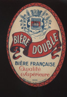 ETIQUETTE DE BIERE - BIERE DOUBLE - BIERE FRANCAISE - Bière