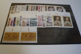 Österreich Jahrgang 1971 Postfrisch Waagrechte Paare (27981) - Annate Complete