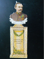 DECOUPIS CHROMOS   CHOCOLAT PAYRAUD A LYON   COLONNE STELE   ADOLPHE GRAND DUC DE LUXEMBOURG   (15 Cms De Haut) - Autres & Non Classés