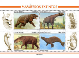 2024-04 - CENTRAL AFRICAN - EXTINCT MAMMALS                  4V  MNH** - Otros & Sin Clasificación