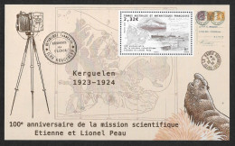 CN15 - Y&T Bloc Feuillet F1019**MNH Mission PEAU à Kerguelen émission Du 8.11.2023. - Lettres & Documents