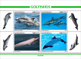 2024-04 - CENTRAL AFRICAN - DOLPHINS                  4V  MNH** - Dolfijnen