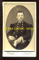 MILITAIRE - 69 SUR LE COL - PHOTOGRAPHIE THIRIOT, NANCY MALZEVILLE - FORMAT CDV  - Krieg, Militär