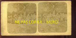 PHOTO STEREO - RONDE ENFANTINE - FORMAT 17 X 8.5 CM  - Photos Stéréoscopiques