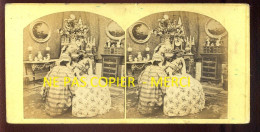 PHOTO STEREO - FEMMES - FORMAT 17 X 8.5 CM  - Stereoscoop