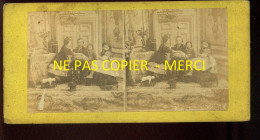 PHOTO STEREO - SCENE ENFANTINE  - FORMAT 17 X 8.5 CM  - Photos Stéréoscopiques