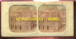 PHOTO STEREO CIRCA 1860 - TRANSPARENTE - VENISE - ABSIDE DE L'EGLISE ST-MARC - FORMAT 17.5 X 8.5 CM - Fotos Estereoscópicas