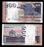 GABRIS 200 Kr, Aland, PAPER, UNC, 148 X 77 Mm, Essay, Trial, # 74 - Ficción & Especímenes