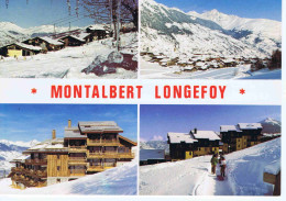 SAVOIE - MONTALBERT LONGEFROY LA PLAGNE En 4 Vues - Editions Edy - Other & Unclassified