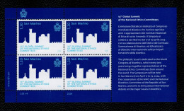 San Marino 2024 14° Global Summit Dei Comitati Nazionali Di Etica E Bioetica Del Mondo1v In Quartina Complete Set ** MNH - Unused Stamps