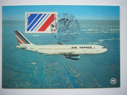 Avion / Airplane /  AIR FRANCE / Airbus A 300 B2 / Carte Maximum - 1946-....: Era Moderna