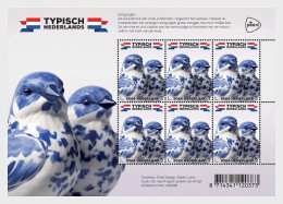 NETHERLANDS 2024 FAUNA Animals. Typically Dutch SONGBIRDS - Fine S/S MNH - Nuevos