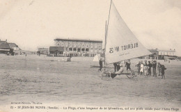 CPA  85 SAINT-JEAN DE MONTS PISTE IDEALE POUR L'AERO-PLAGE DE 20 KMS - Saint Jean De Monts