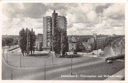 R334855 Amsterdam Z. Victorieplein Met Wolkenkrabber. Rembrandt. No. 81. 1954 - World