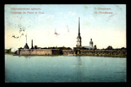 RUSSIE - ST-PETERSBOURG - FORTERESSE DE PIERRE ET PAUL - Russie