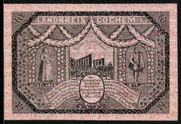 Notgeld Cochem /Mosel 1921, 10 Pfennig, Ulmen-Eifel Mit Maar, Ruine Stubben Brem  - [11] Local Banknote Issues