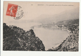 06 . Menton . Vue Générale Prise De La Frontière Italienne . 1913 - Menton