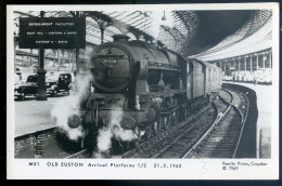 Cpa Angleterre De Londres London Old Euston Arrival Platforms    STEP196 - Altri & Non Classificati
