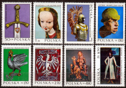 ⁕ Poland / Polska 1973 ⁕ Masterpieces Of Polish Art Mi.2237-2244 ⁕ 8v MNH - Ungebraucht