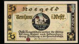 Notgeld Neuhaus I. Westf. 1921, 50 Pfennig, Bisch. Residenz, Truppenübungsplatz Sennelager 1892 Bis 1921  - [11] Emissions Locales