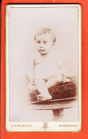 01169 / ⭐ Photo CDV BORDEAUX 33-Gironde ◉ Photographe A F MORGON 103 Rue Sainte-Catherine ◉ Bébé Assis - Anonymous Persons