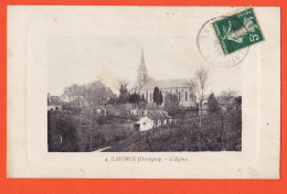 01263 / Carte Détourée LAFORCE 24-Dordogne L' Eglise 1912 à LAFITTE Avenue République Aurillac Edition PELINGRIN - Sonstige & Ohne Zuordnung