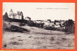 01209 / THIVIERS 24-Dordogne Chateau Vue Générale 1906 BOUTET Facteur Postes Villégiature GARIDOU Port-Vendres M.T.I.L - Thiviers