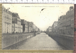 01369 / ⭐ (•◡•) RENNES 35-Ille Et Vilaine Les Quais DUGUAY-TROUIN Et LAMENNAIS 1908-ROUSSELIERE GERMAIN 1005 - Rennes