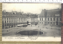 01354 / ⭐ (•◡•) RENNES 35-Ille Et Vilaine Bassin Place Du Palais 1922 /  LEVY 126 - Rennes